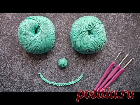 НЕ УЗОР, а СКАЗКА! Мега ПРОСТОЙ и очень радует глаз! Узор крючком для начинающих
