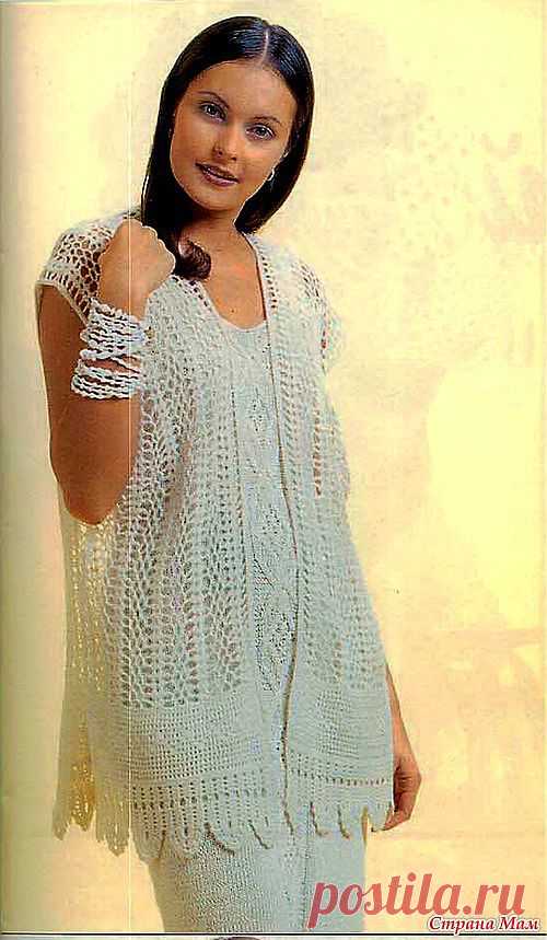 АЖУРНЫЙ ЖИЛЕТ ДЛЯ НЕМОДЕЛЬНЫХ: Дневник группы "ВЯЗАНАЯ МОДА+ ДЛЯ НЕМОДЕЛЬНЫХ ДАМ" - Страна Мам