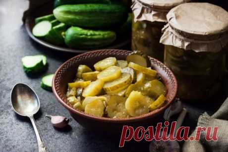 Хрустящие огурцы по-фински на зиму — Домашняя кулинария