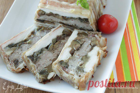 Террин с баклажанами и шампиньонами рецепт 👌 с фото пошаговый | Едим Дома кулинарные рецепты от Юлии Высоцкой