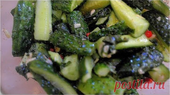 Безумно вкусная закуска из огурцов. Огурцы по-корейски!