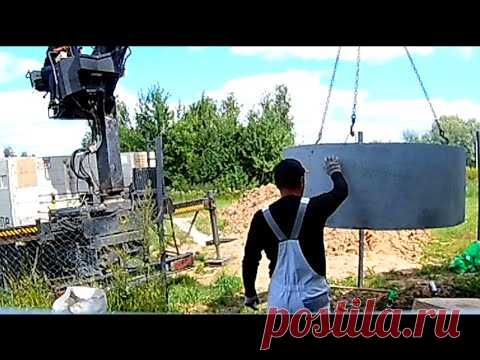 Кессон из бетонных колец обустройство скважины