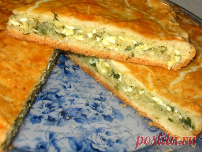 Луковый пирог.