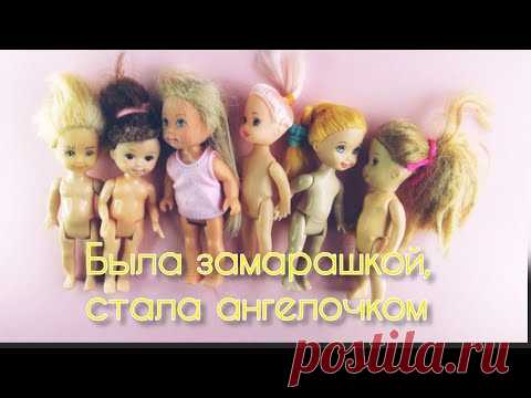 Ангелочки на елку из старых кукол. Переделка куколок-малышек.