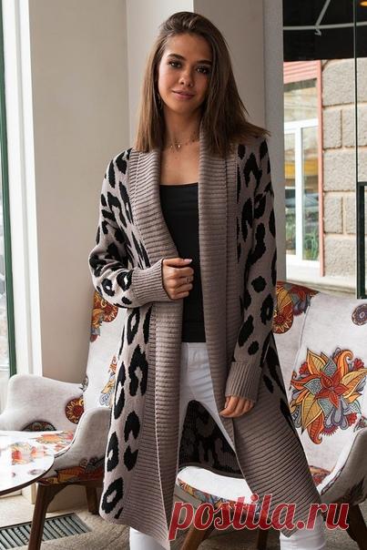 Кардиган с леопардовым принтом

Схем леопардового жаккарда великое множество, вы можете выбрать, какая вам больше нравится.
Прикрепленные схемы примерные