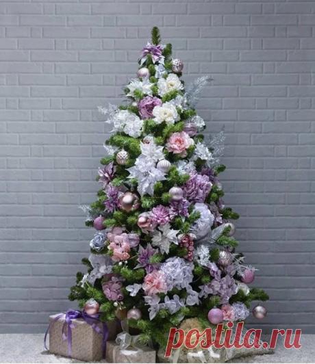 Как красиво нарядить елку на Новый Год: 49 вариантов
