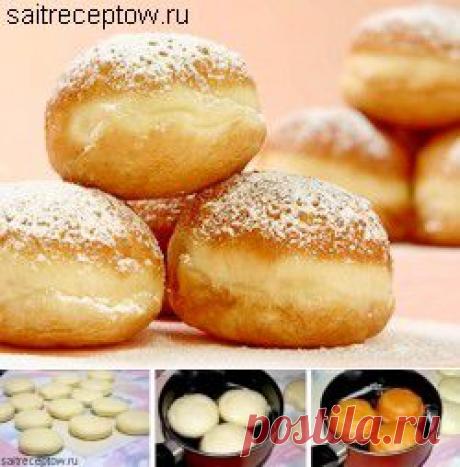Вкусные ПОНЧИКИ | Сайт рецептов (примерно 20 шт.)
250 мл молока
1/4 стакана воды
60 г масла слив. или маргарина
1 яйцо
1 ст.л. сахара
ванильный сахар
0,5 ч. л соли
5-6 г дрожжей сух.
муки около 200 г
рафинированное масло подс.