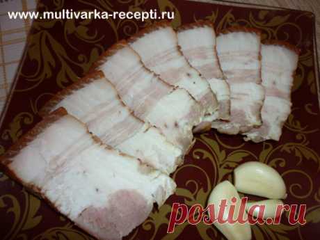 Как приготовить сало в луковой шелухе. Очень вкусное сало в мультиварке