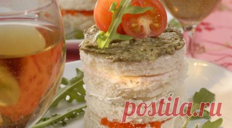 Закусочные Башенки. Пошаговый рецепт с фото на Gastronom.ru