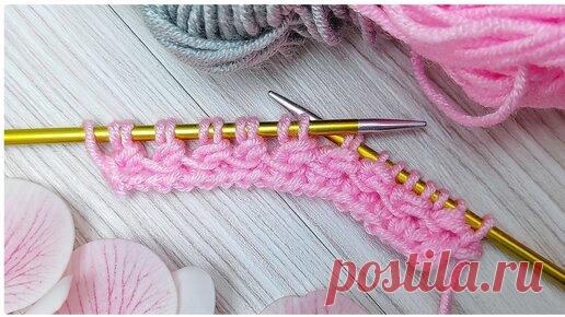 😃Вот это находка! Посмотрите на эту красоту😍 Остановится не возможно. Вязание СПИЦАМИ! | Марина Курцова | Дзен