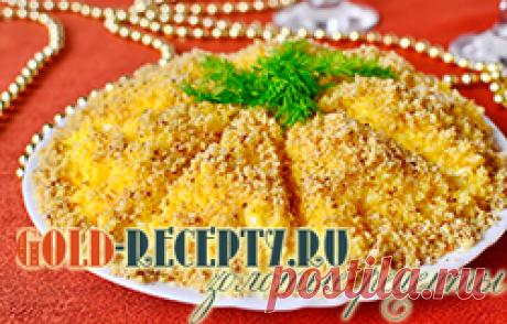 Салат с яблоками, вкусный праздничный салат с яблоком и сыром