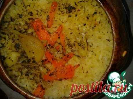 Рис с курицей в горшочках - кулинарный рецепт