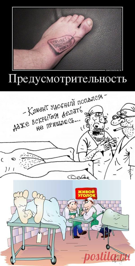 не к празднику будет сказано, анекдоты про морги, брезгливым не читать | МУЗА НАШЕГО ДВОРА