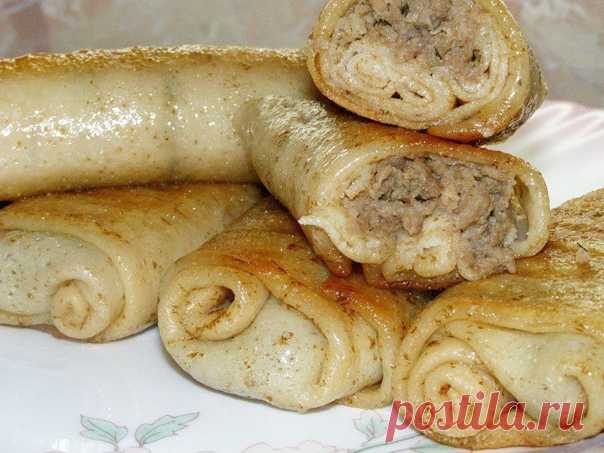 Запись на стене 20 Самых вкусных начинок для блинчиков ❤1. Блины с начинкой из яиц Состав: 4 яйца, 50 гр. зеленого лука, 5-10 гр. укропа, соль. Отварить 4 яйца. Натереть вареные яйца на терку. Обжарить зеленый лук 50 гр. Укроп 5-10 гр. Соль по вкусу. 2. Творожная начинка в блины Состав: Творог 500 гр., 1 желток яйца, 2 столовые ложки сахара, 50 гр. изюма. Берем творог, добавляем в него один желток, сахар, перетираем все с творогом. В пол...