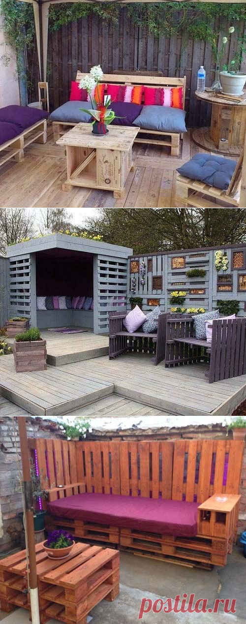 Мебель из поддонов своими руками: красивые варианты и инструкции