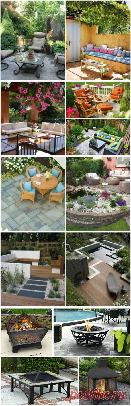 Патио своими руками + оригинальные идеи оформления