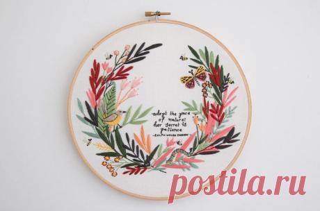 Modern Embroidery Patterns Highlight the Collaborative Nature of the Craft
