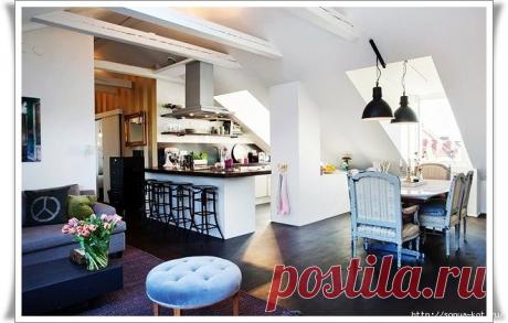 Мансардная квартира .