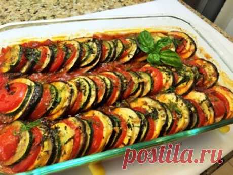 РАТАТУЙ. Овощная Запеканка. Самый Вкусный и Простой рецепт. рецепт с фото