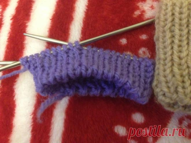 красивая резинка спицами- дополнение / Вязание спицами / Вязание спицами. Работы пользователей