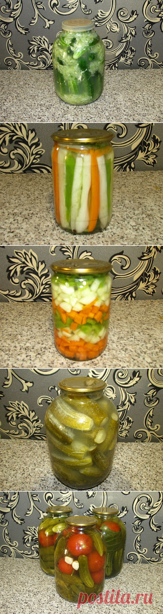 Вкусный Огород: Заготовки из огурцов на зиму