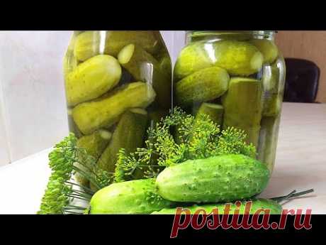 Маринованные Огурцы Хрустящие огурчики на зиму Рецепт