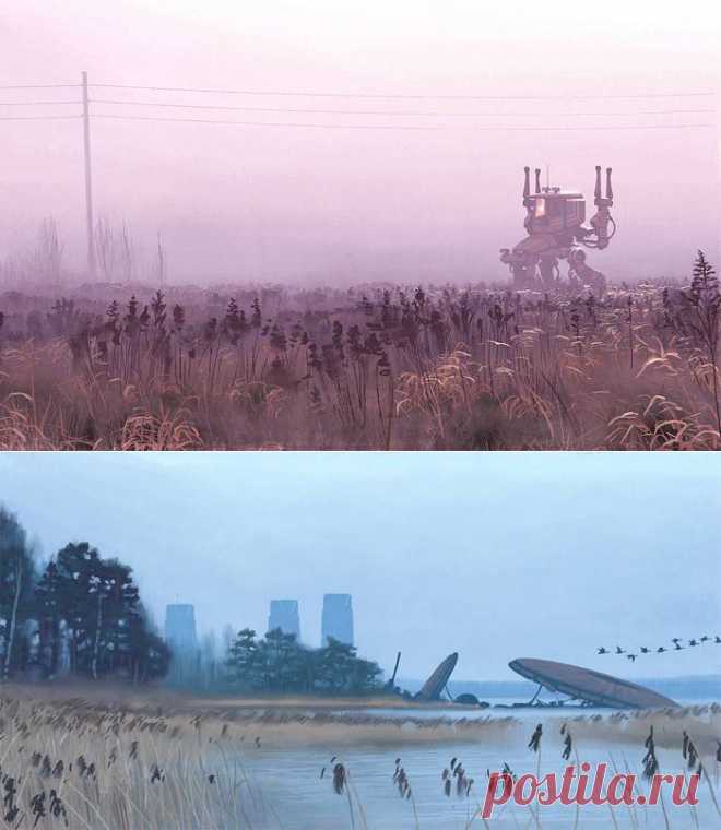 Simon Stalenhag шведский художник фантаст