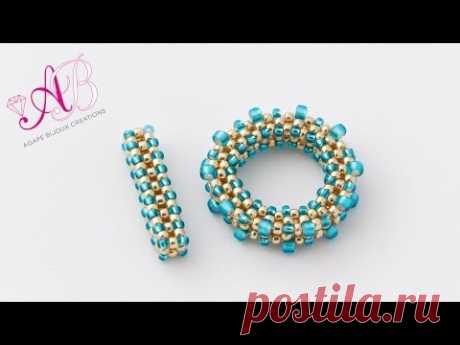 DIY Tutorial Chiusura T-BAR perline in cubic raw