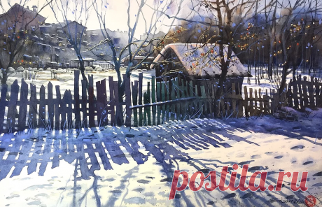 Душевные акварели Николая Солодова | Татьяна Маркинова | Яндекс Дзен