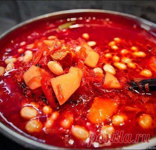 Рецепт аппетитного борща. Готовим сами!