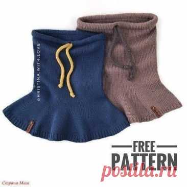 Манишка-снуд. Мужчинам.