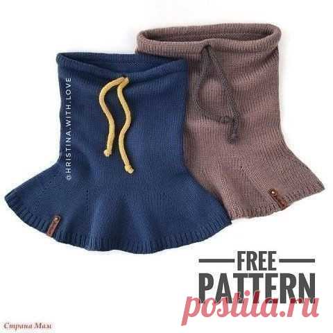 Манишка-снуд. Мужчинам.