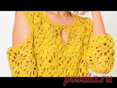 Летние модели со схемами крючком - Summer models with crochet patterns
