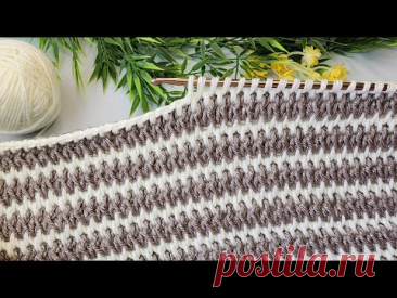 Summer 2024 Collection: Tutorial 1 ~ Two-Color Beauty ~ Tunisian Crochet