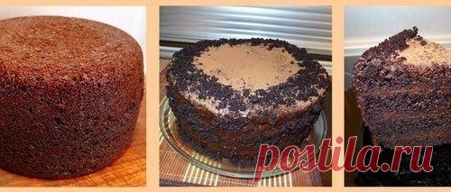 Шоколадный бисквит из мультиварки