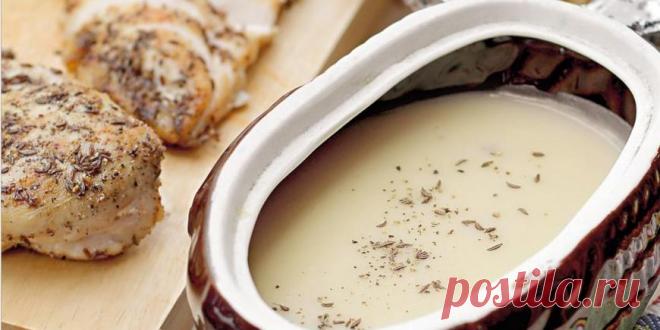 Крем-суп из картофеля с куриным филе.