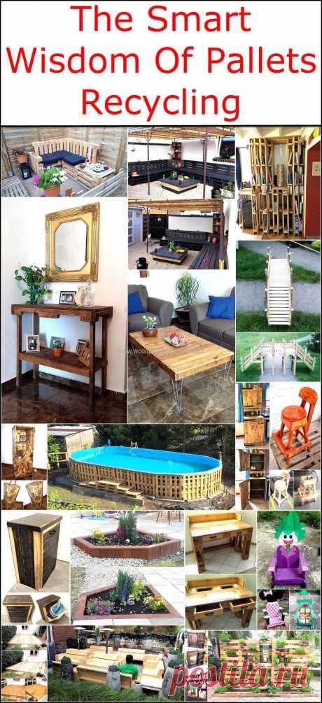 The Smart Wisdom Of Pallets Recycling | Wood Pallet Furniture