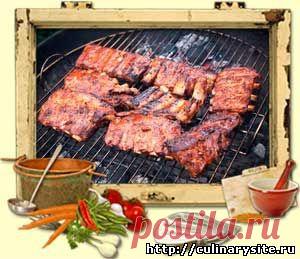 Свиные ребрышки на гриле - Рецепт приготовления