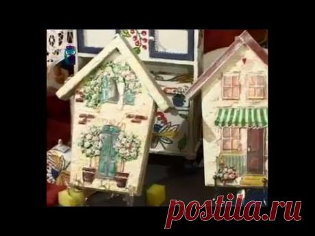 Объемный декупаж (3D). Декорируем ключницу используя скотч и вспененный полимер. Мастер класс