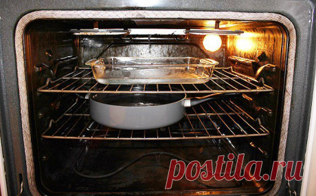 Как быстро отмыть духовку
