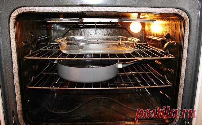 Как быстро отмыть духовку