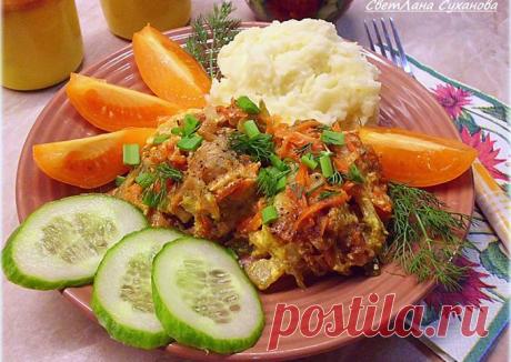 (10) Минтай с овощами в сливках - пошаговый рецепт с фото. Автор рецепта Лана . - Cookpad