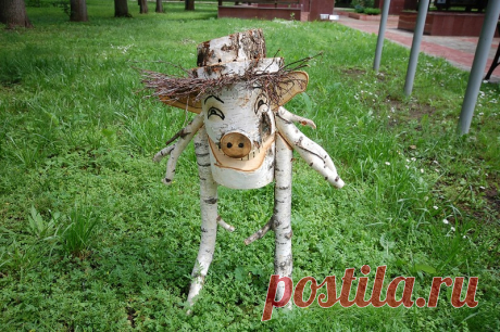 Деревянные дачные поделки