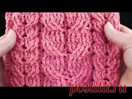 Large Wheat Stitch (Crocheted)