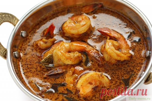 Виндалу из креветок 