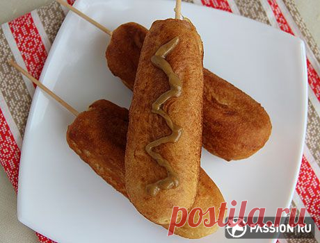 Кукурузные «собачки» – корн-доги или сосиски в тесте.