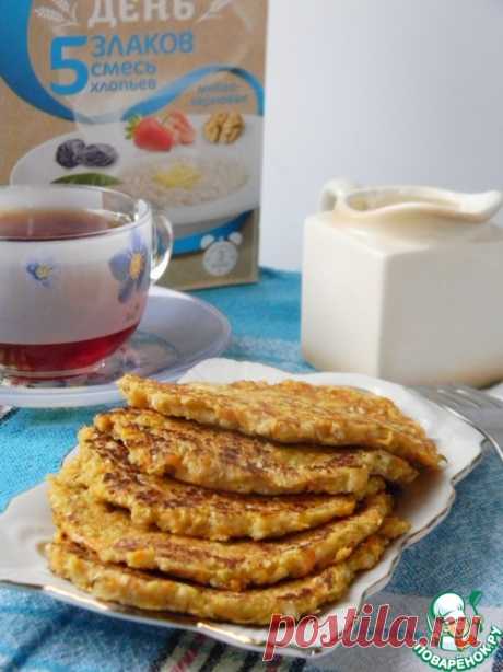 Злаковые блинчики с овощами - кулинарный рецепт