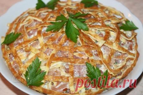 Мастера и умники: Салат &amp;#171;Корзинка&amp;#187; - Настоящий шедевр среди салатов!