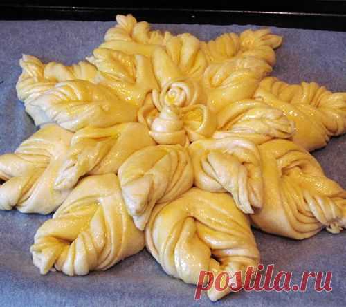 Эффектная выпечка из дрожжевого теста  :мастер-класс