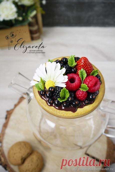 Чайники: чайник для заваривания с декором из полимерной глины в интернет-магазине Ярмарка Мастеров по цене 3500 ₽ – PG69KRU | Чайники, Псков - доставка по России